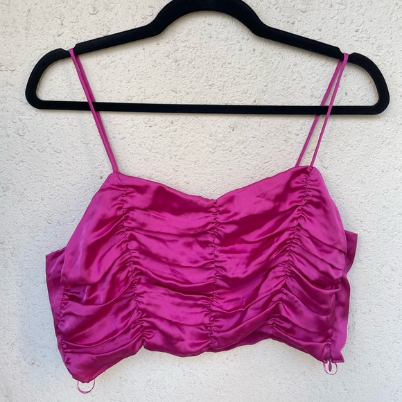 Brand new zara sexy ruched crop top bought it from New York - Picture 4 of 4